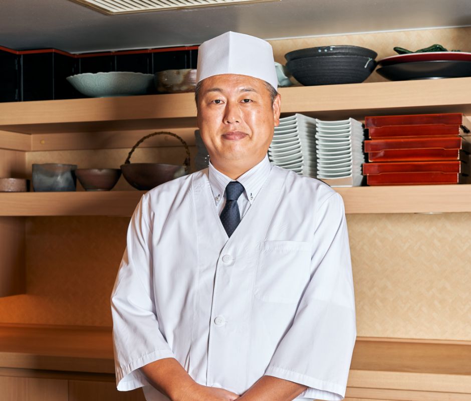日本料理　白水 料理長　服部龍之介