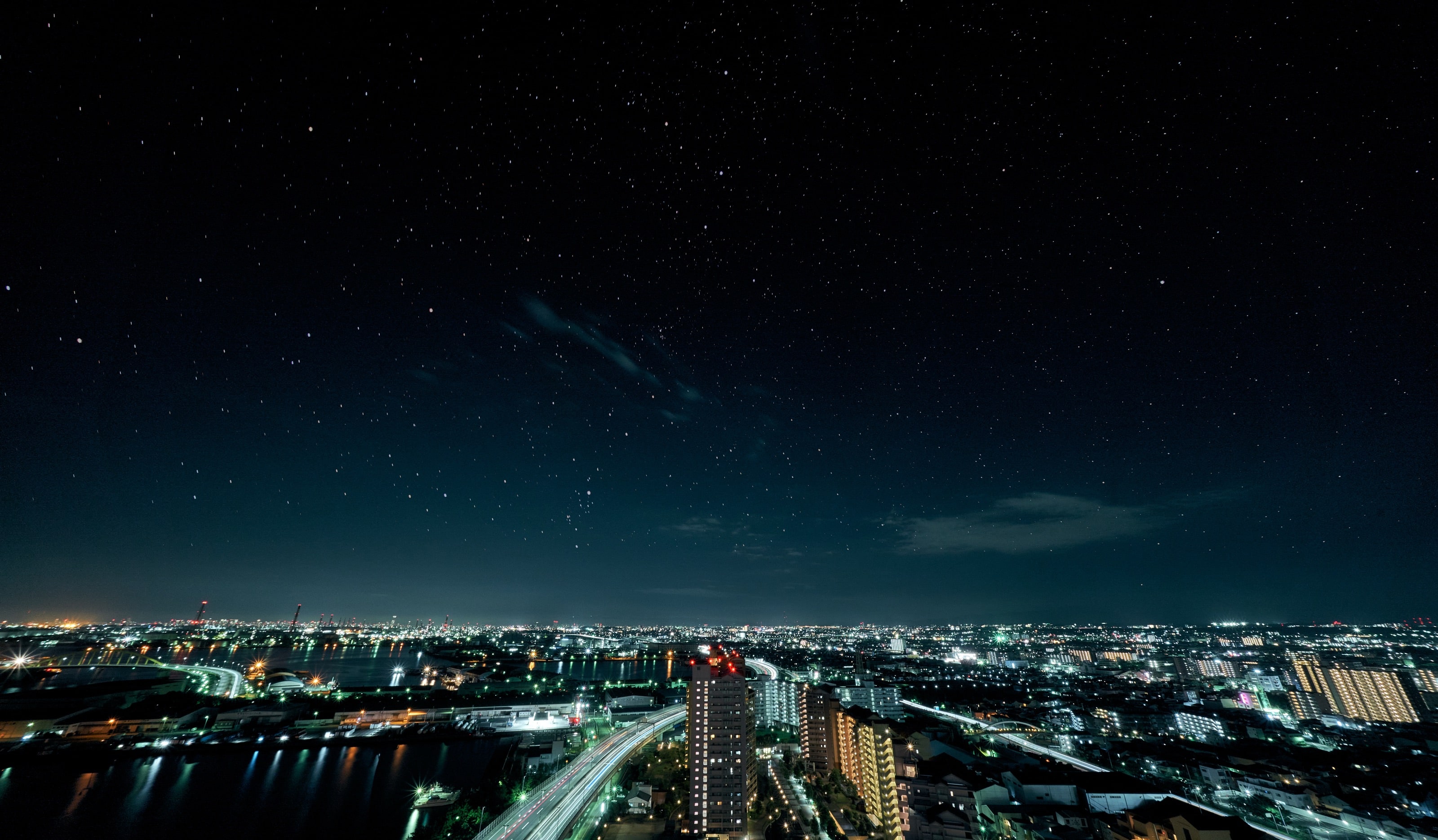 関空泉大津ワシントンホテルからの夜景